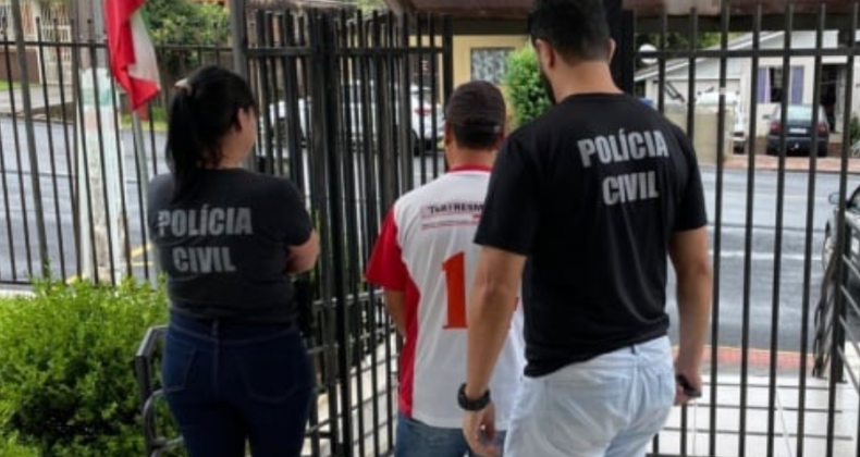 Polícia Civil prende suspeito da tentativa de feminicídio em SMO.