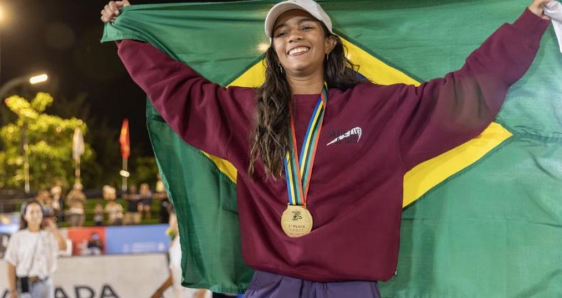 Rayssa Leal conquista Mundial de Skate Street.