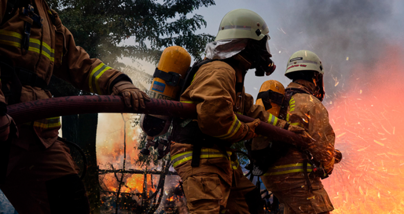 Incêndio atinge empresa de Serra Alta.