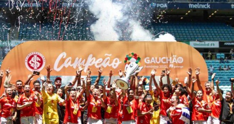 Internacional é campeão do Gauchão Feminino 2023.