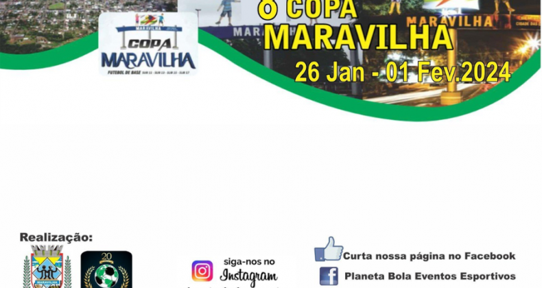 Vem ai a 8ª Copa Maravilha